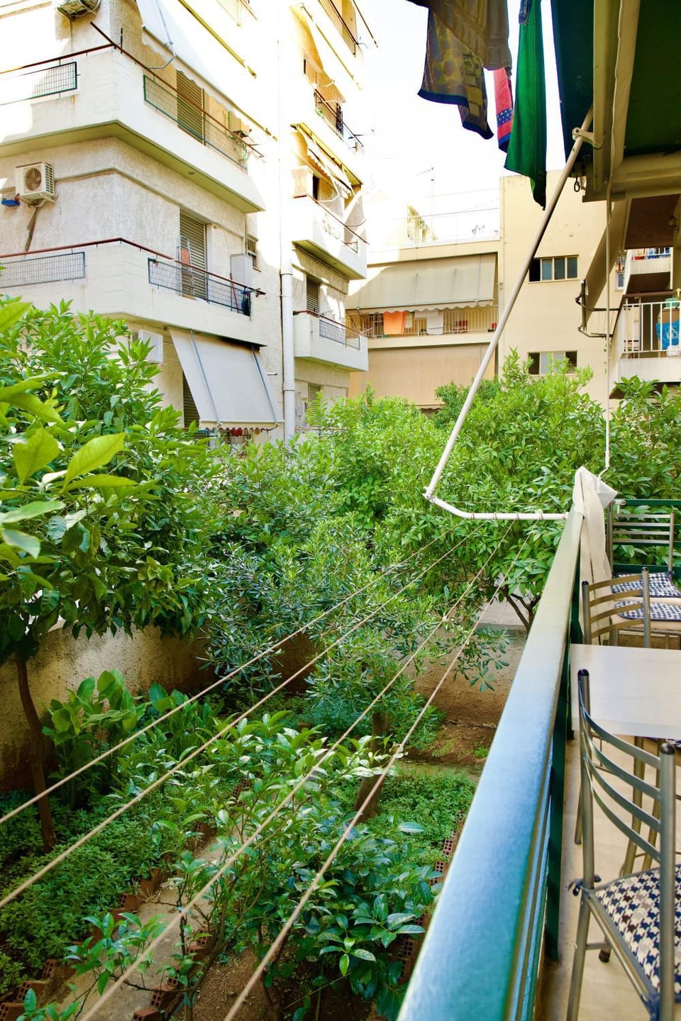 Property building, Spring, Garden view