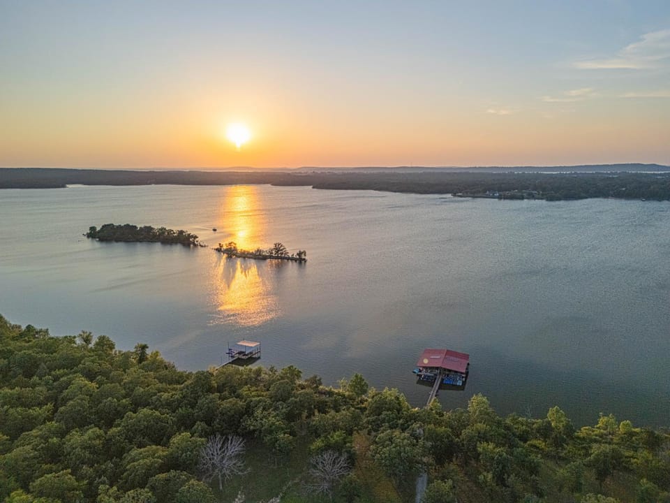 Natural landscape, Lake view, Sunrise, Sunset