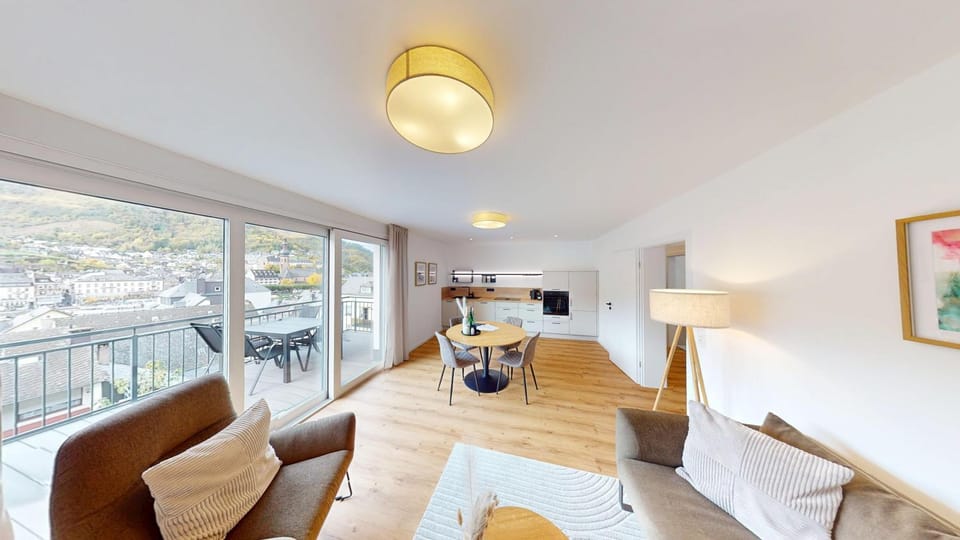 Kitchen or kitchenette, Living room, Dining area