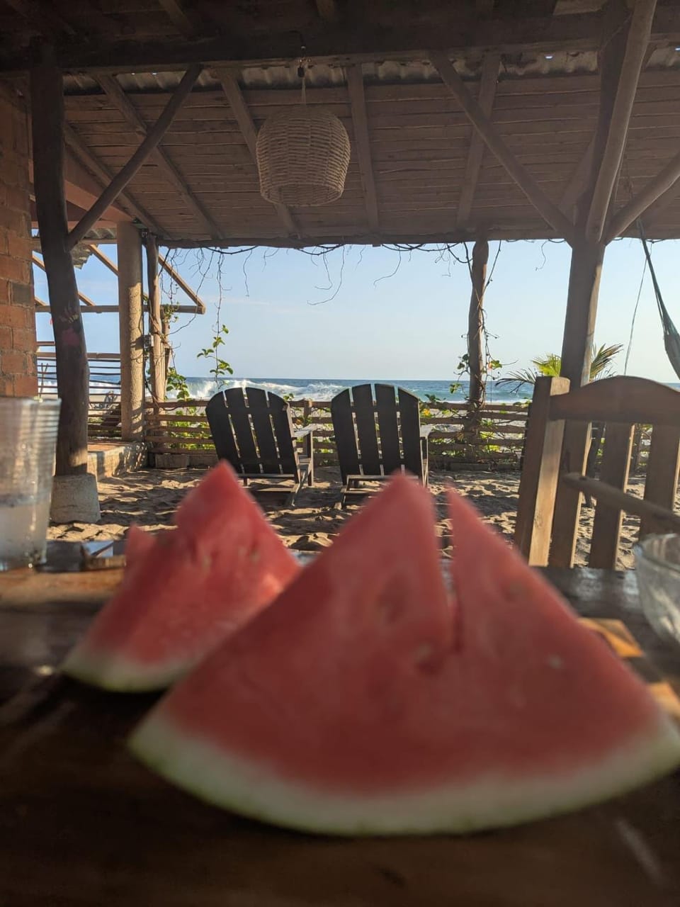 Day, View (from property/room), Dining area, Food, Sea view