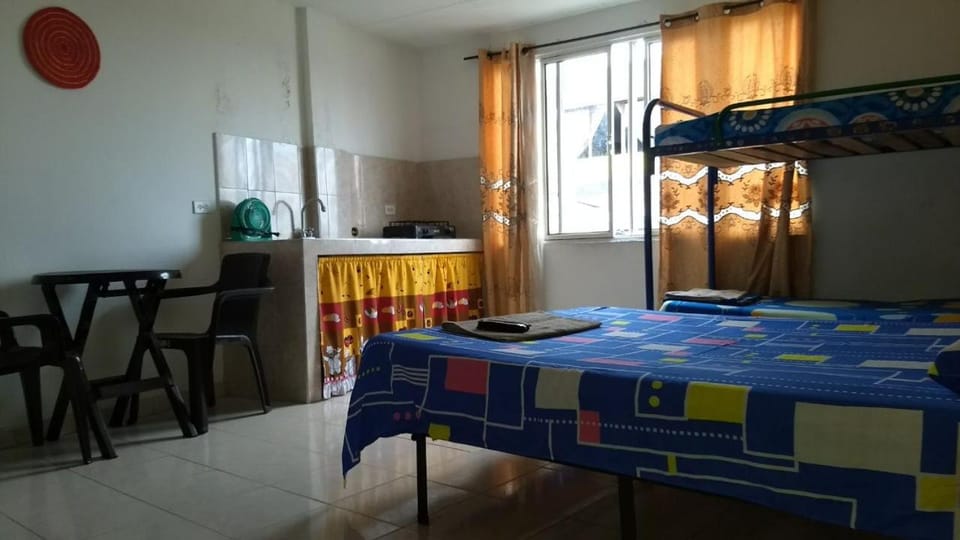 Bed, Bathroom, Dining area, Street view, bunk bed
