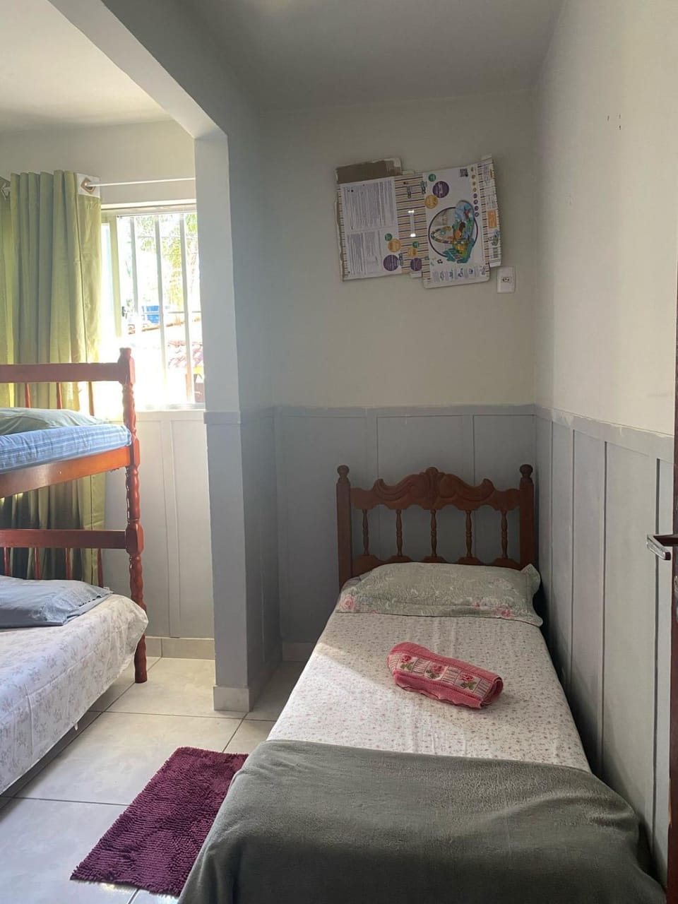 Bed, Photo of the whole room, Bedroom, bunk bed