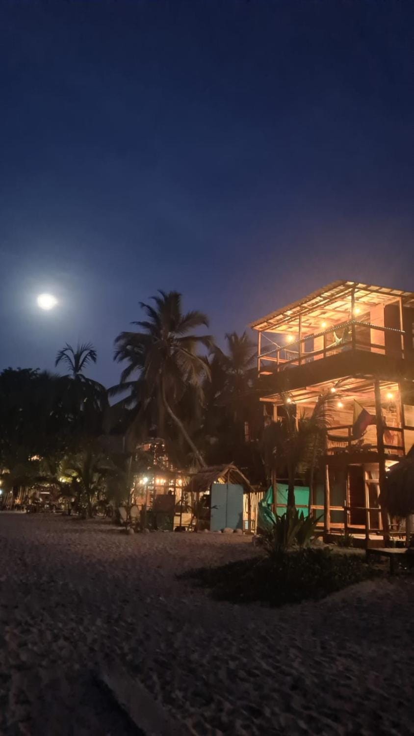 Property building, Night, Natural landscape, Beach