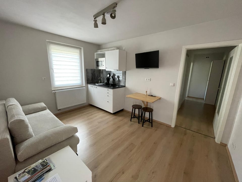 Kitchen or kitchenette, Living room