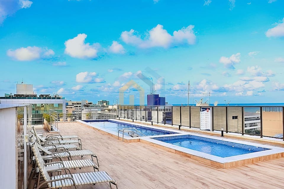 Day, Natural landscape, View (from property/room), Pool view, Sea view, Swimming pool, Swimming pool, sunbed