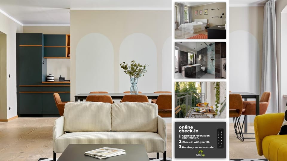 Nearby landmark, Kitchen or kitchenette, Living room, Other, Seating area, Text overlay, Area and facilities, group of guests, group of guests, internet
