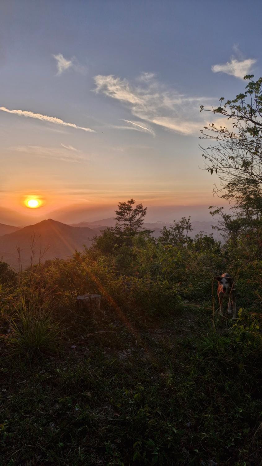 Day, People, Natural landscape, Mountain view, Sunrise, Sunset
