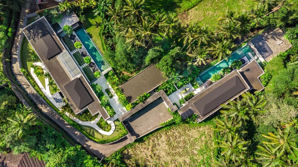 Natural landscape, Bird's eye view, Garden, Garden view, Street view, Swimming pool, internet