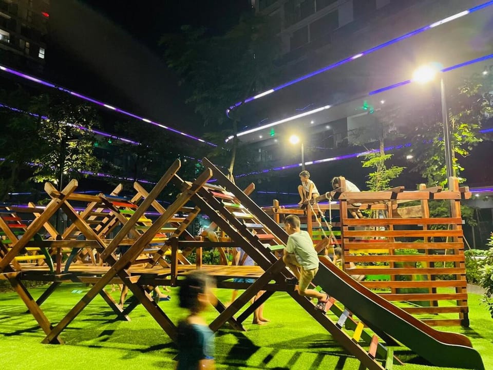 Children play ground, Evening entertainment