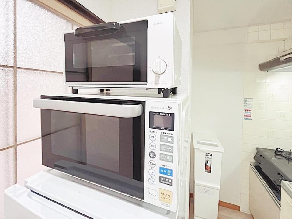 microwave, toaster