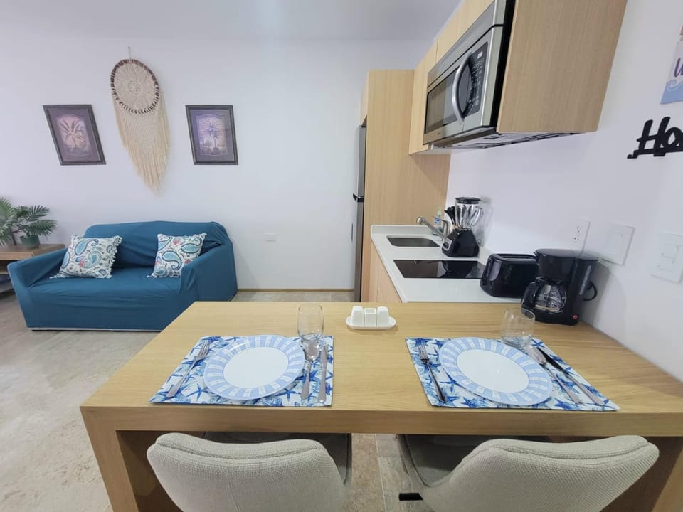 TV and multimedia, Kitchen or kitchenette, Living room, Dining area