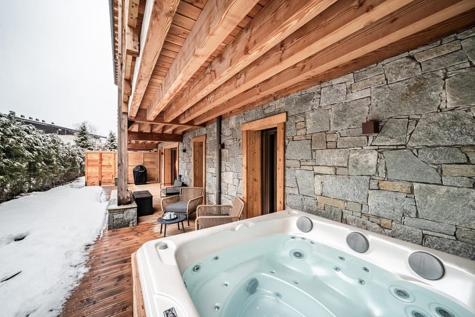 Natural landscape, Winter, Hot Tub