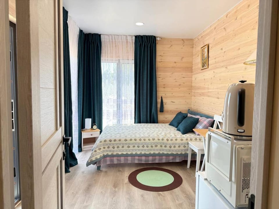 Bed, Living room, Photo of the whole room, Seating area, Bedroom
