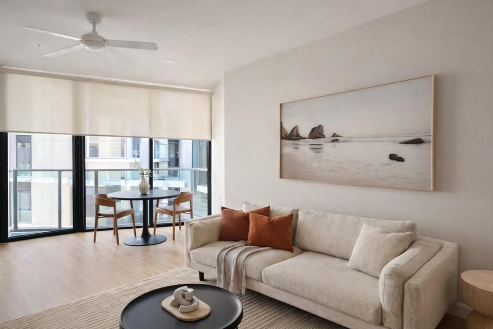 Living room, Seating area, Dining area