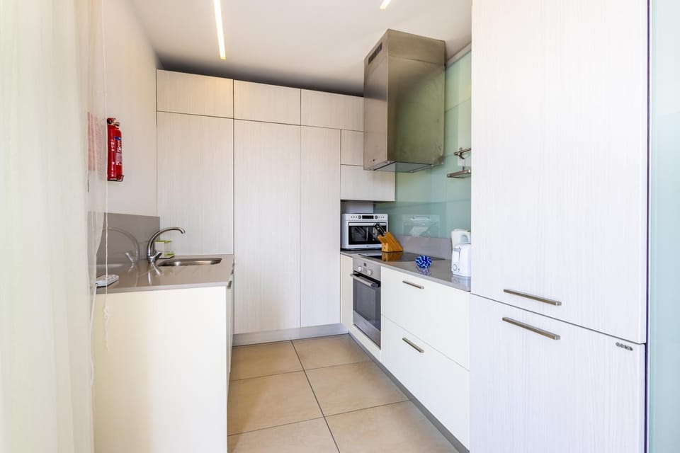 Kitchen or kitchenette, dishwasher, oven, stove