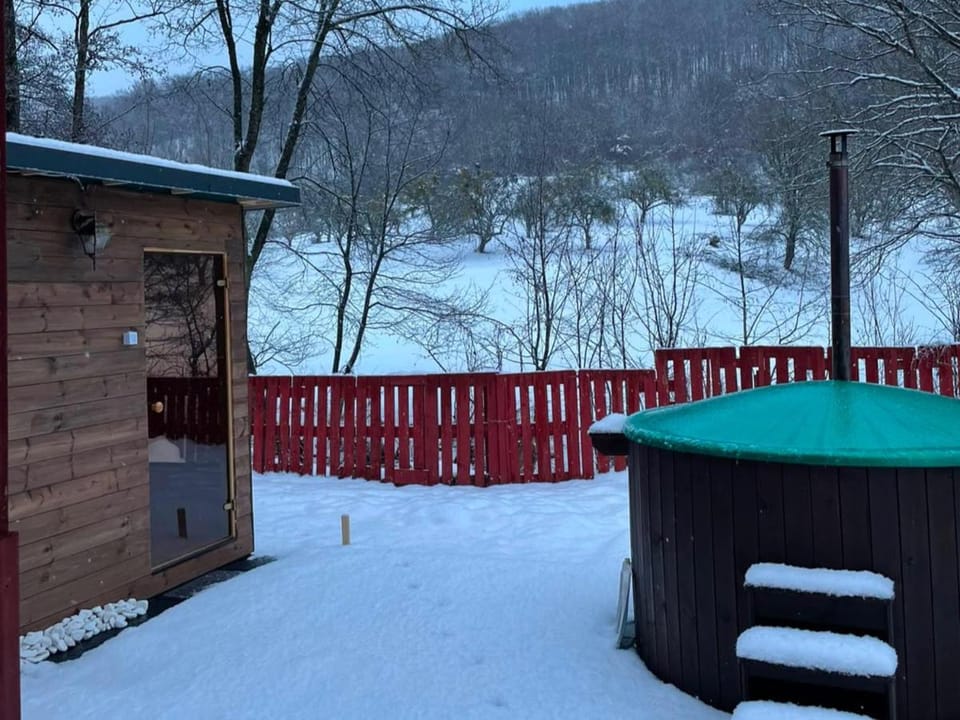 Natural landscape, Winter, Hot Tub, Sauna