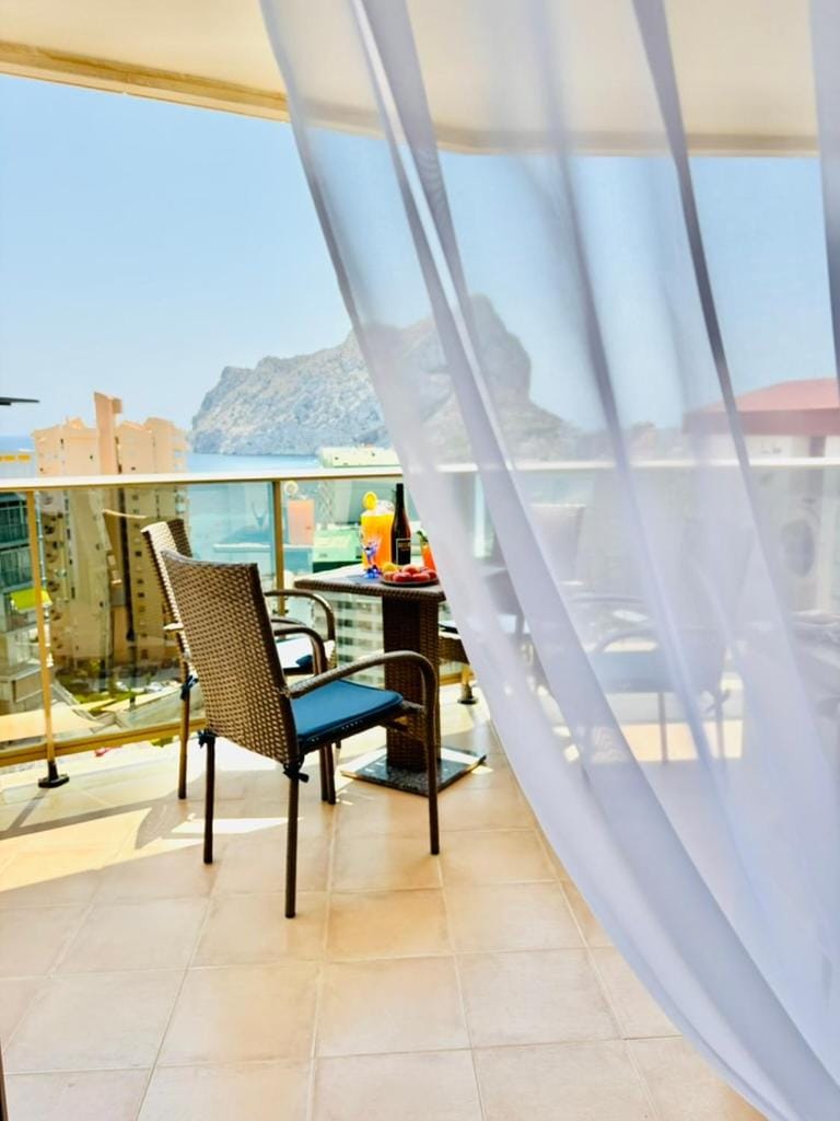 Apartment Sunny Beach beautiful sea view, large sunny terrace Apartment in Calp