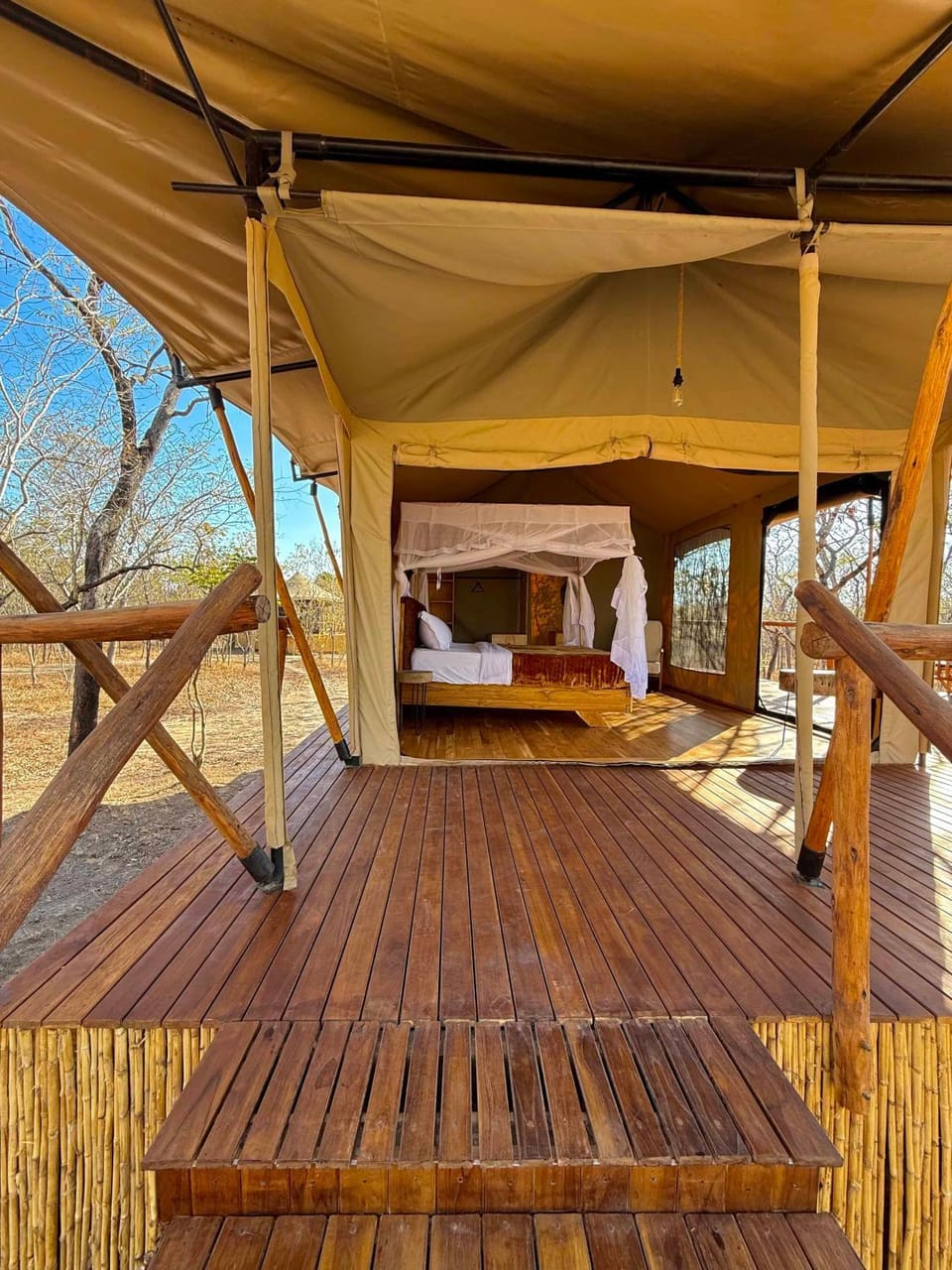 Patio, Bed, Day, Balcony/Terrace