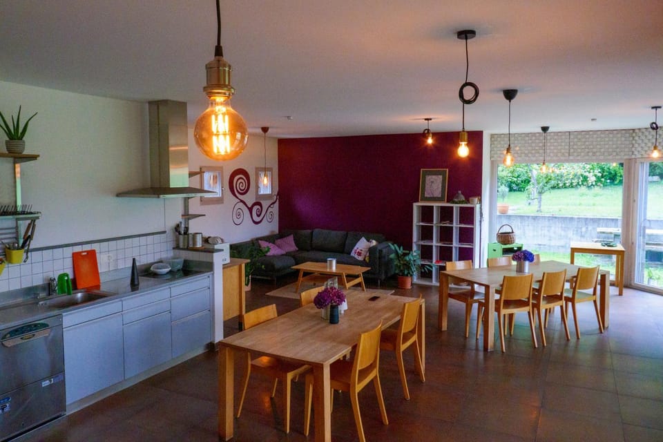 Living room, Seating area, Dining area