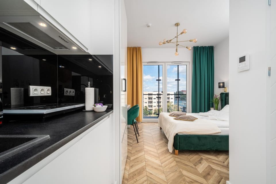 Bed, Kitchen or kitchenette, Photo of the whole room