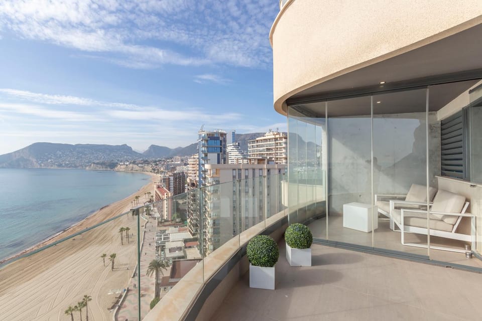 Patio, Day, Balcony/Terrace, Mountain view, Sea view