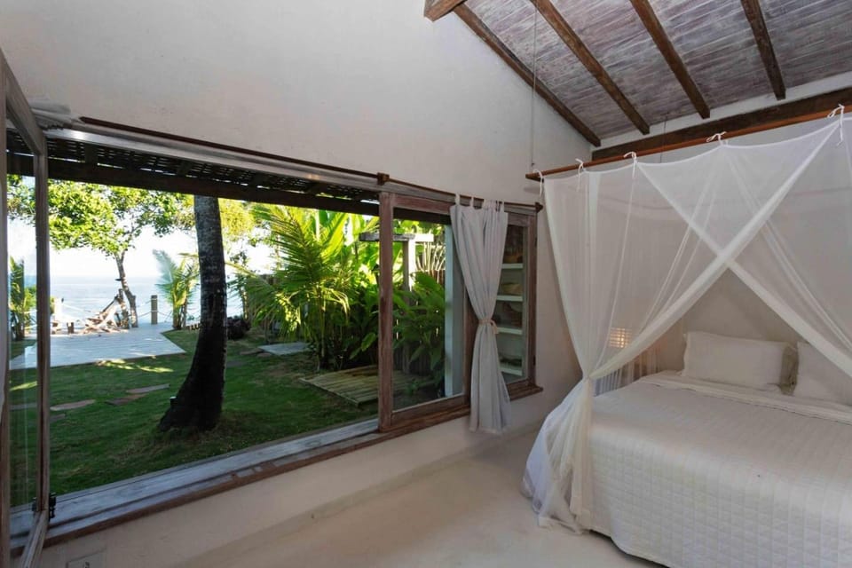 Patio, Bed, Garden, Garden view