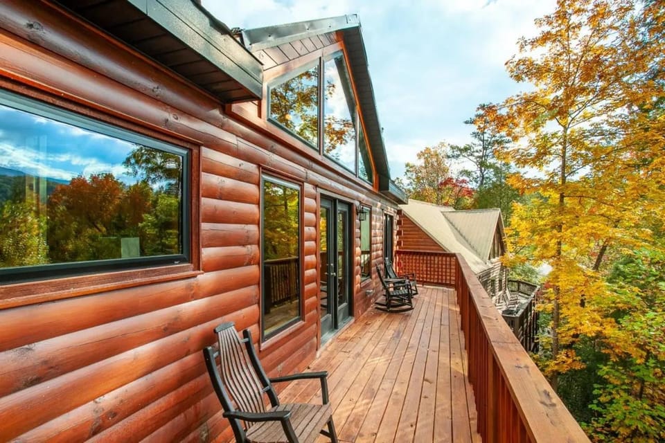 Relaxing With a View by American Patriot Getaways House in Gatlinburg