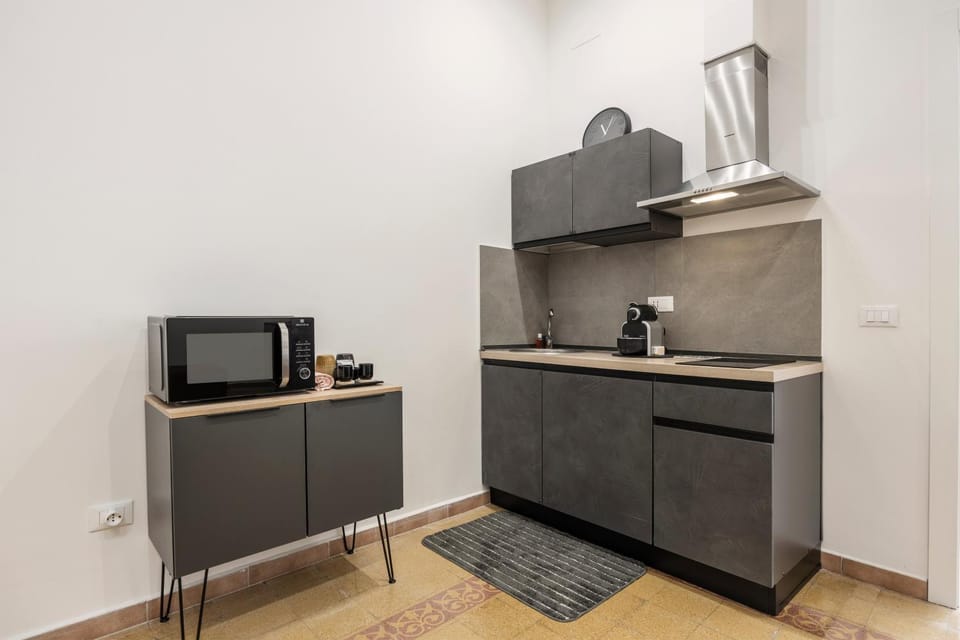 Kitchen or kitchenette, Living room