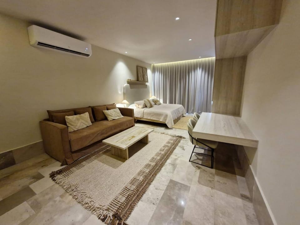 Bed, Living room, Bedroom