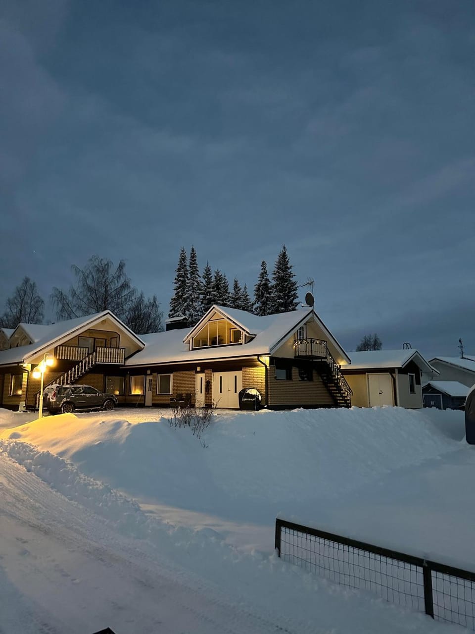 Property building, Winter