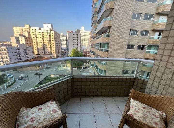 Apartamento na Praia Grande Vista ao Mar 1 quarto 100m da Areia Apartment in State of São Paulo