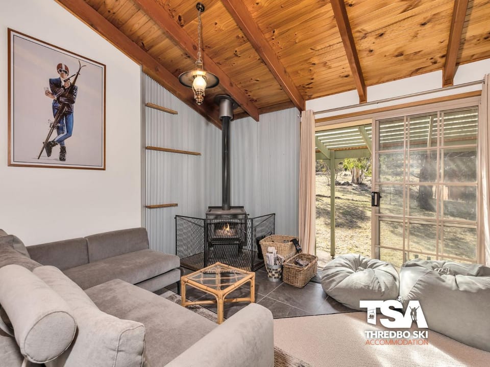 Living room, fireplace