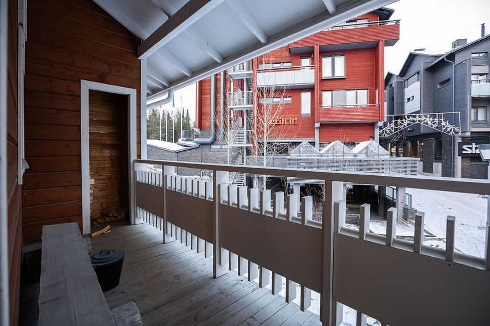 Property building, Day, Winter, View (from property/room), Balcony/Terrace