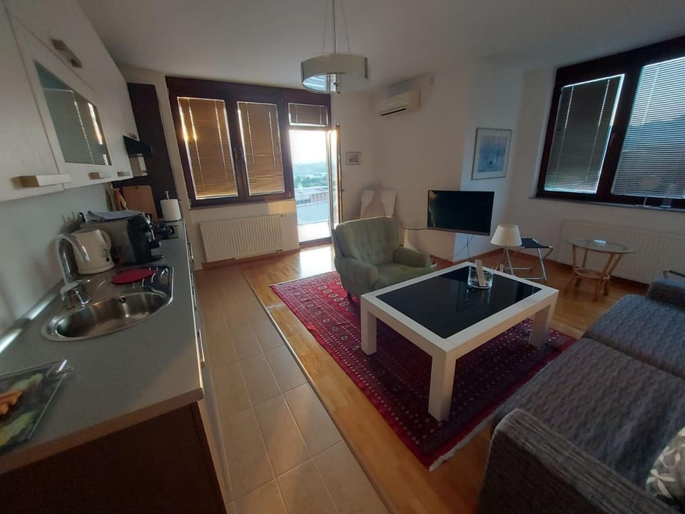 Kitchen or kitchenette, Living room