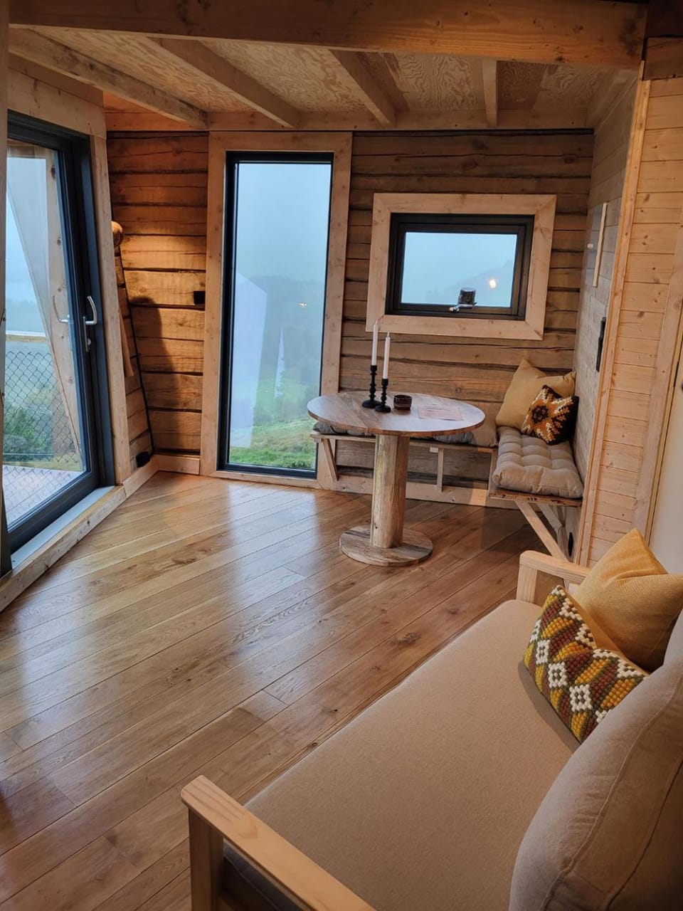 Natural landscape, Living room, Seating area, Dining area