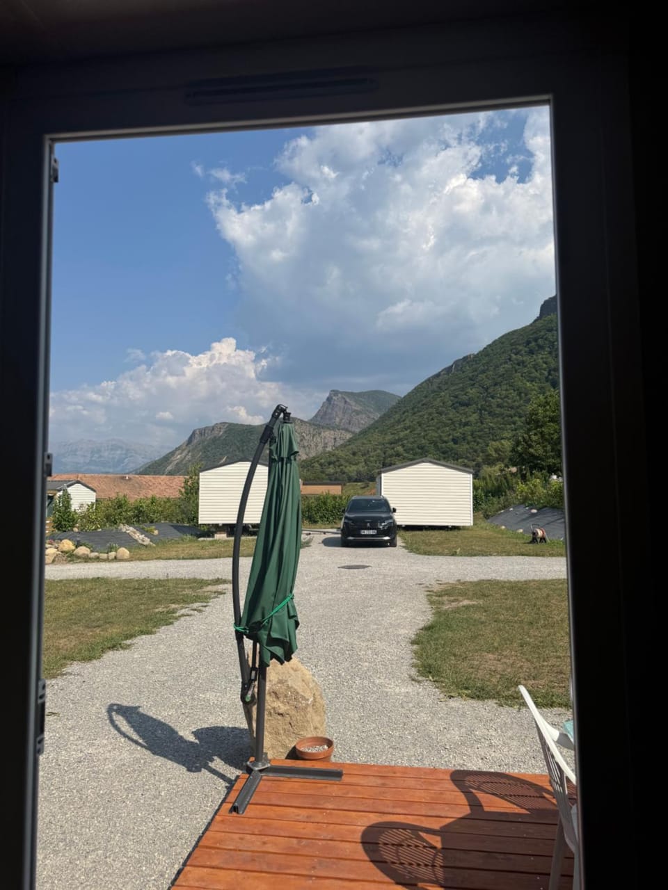 Natural landscape, Mountain view, Parking