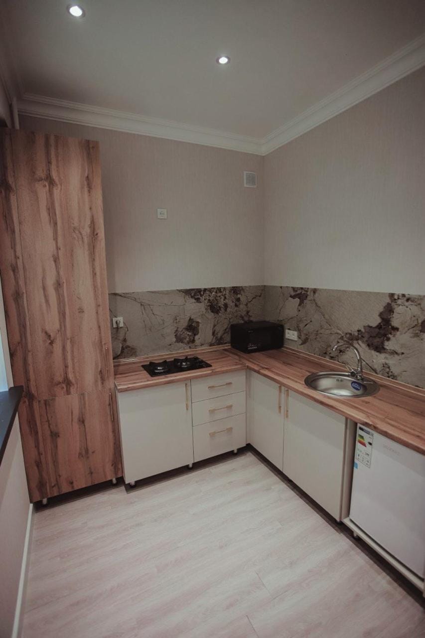 Kitchen or kitchenette, minibar