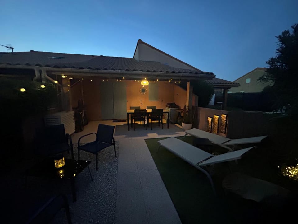 Villa T2 à 100m de la plage, piscine, tennis House in Saint-Cyprien