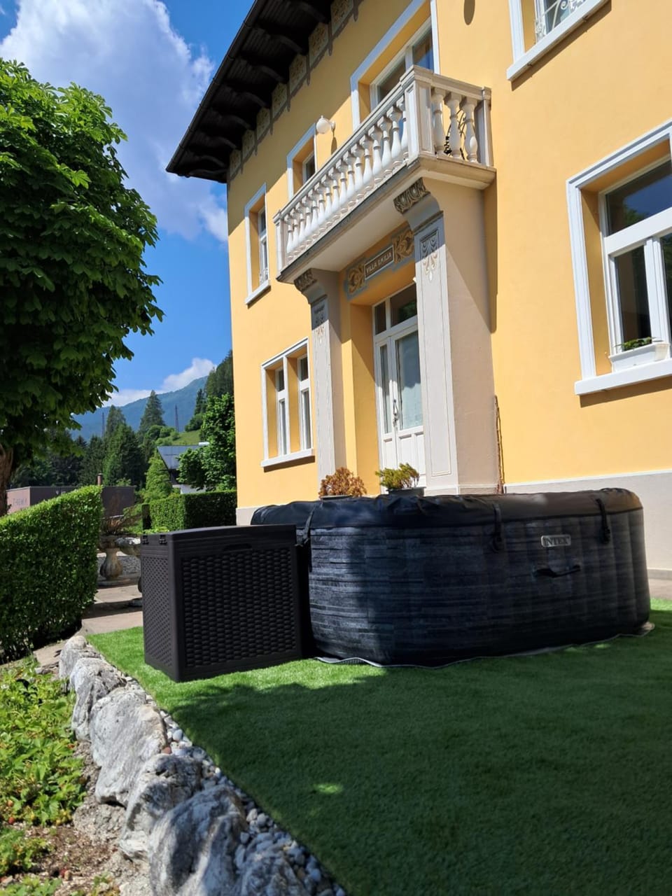 Property building, Facade/entrance, Summer, Hot Tub, Open Air Bath