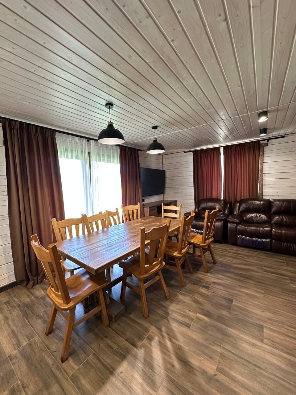 Living room, Seating area, Dining area