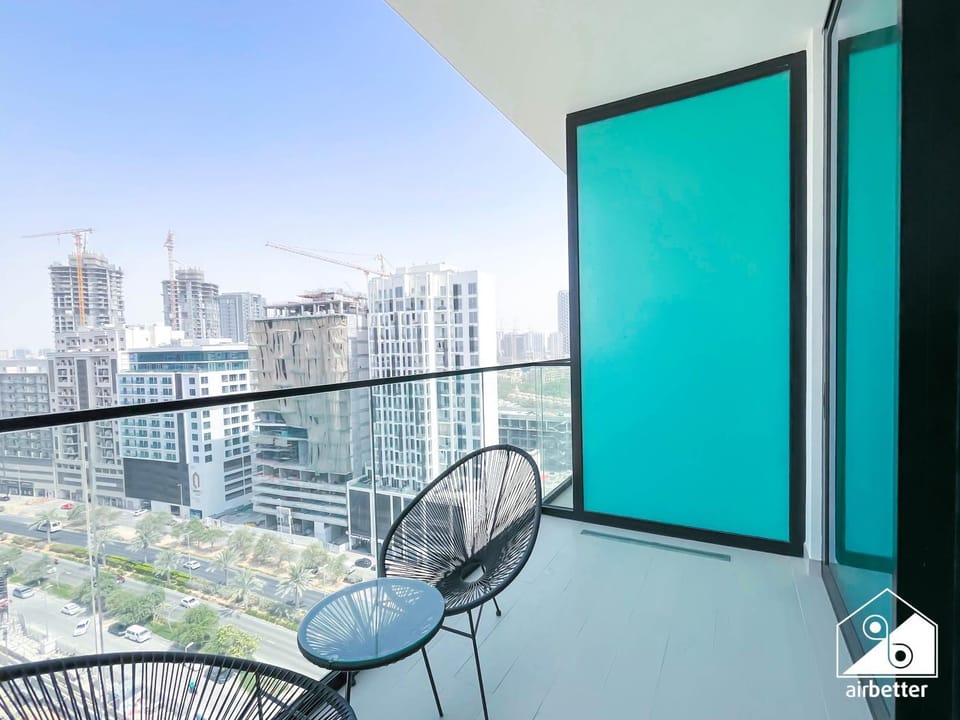 Cozy & Chic upgraded Studio with Balcony Dubai JVC Apartment in Dubai