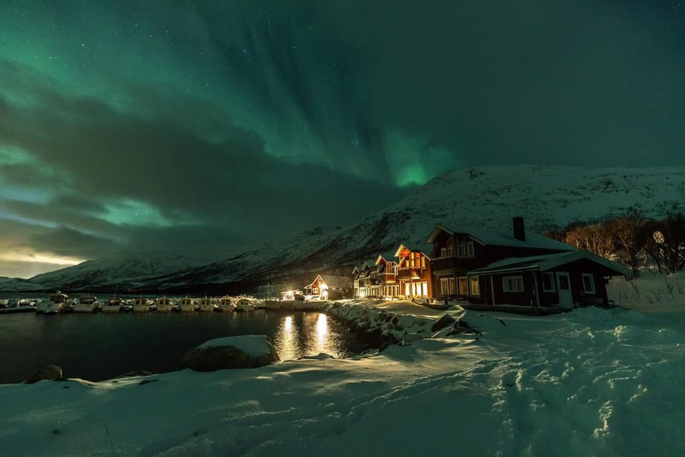 Property building, Winter, Mountain view