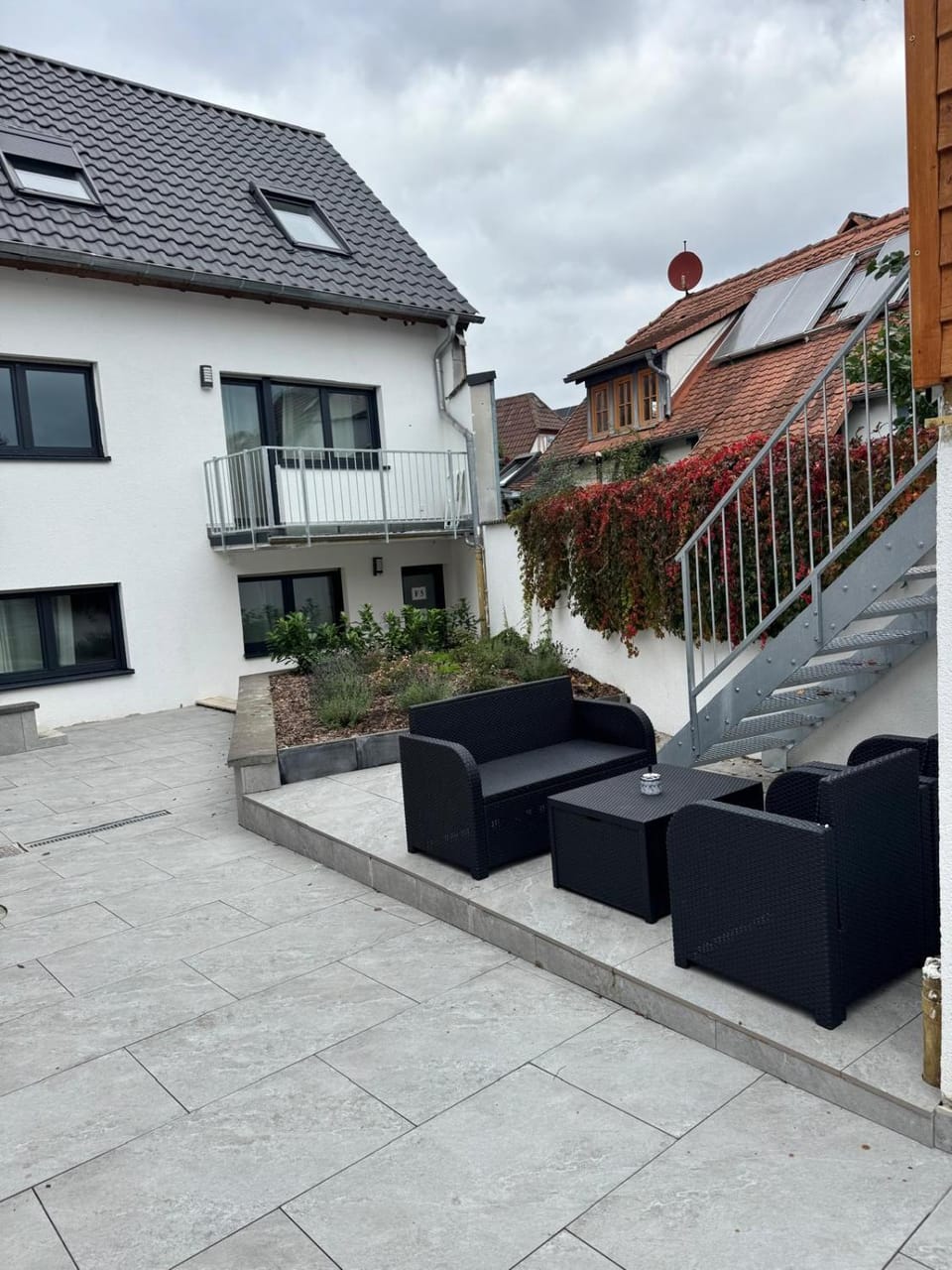 Property building, Patio