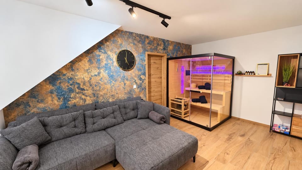 Sauna, Sauna, Living room, Photo of the whole room, Seating area, Evening entertainment