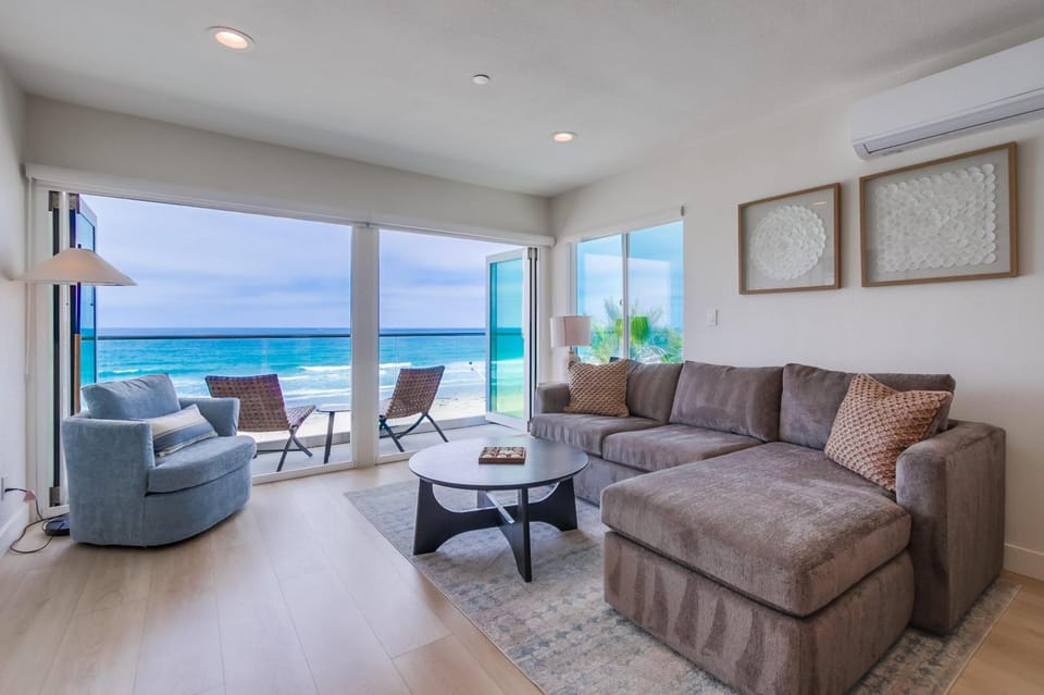 Living room, Seating area, Sea view