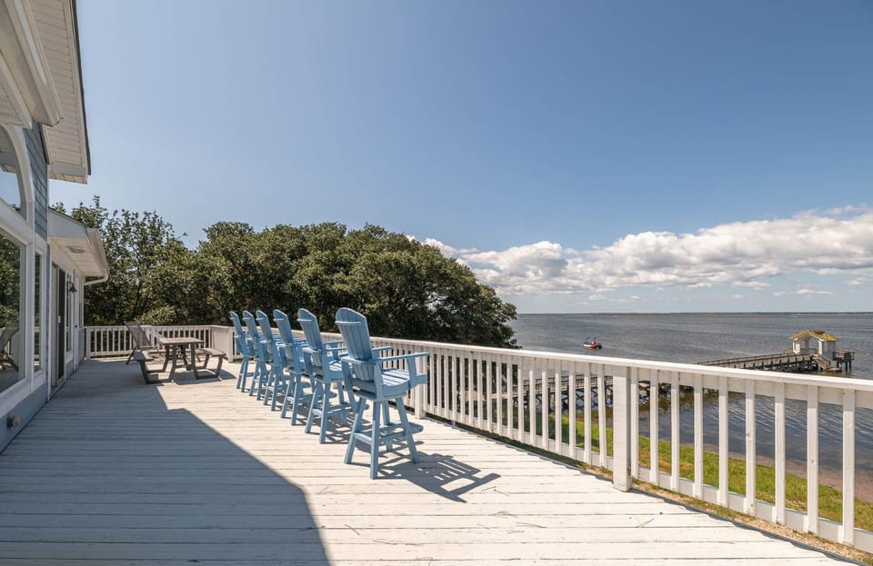 Sunset Sonata - Corolla, Monteray Shores, Soundfront, Pool, Pool Table, Pets OK, Community Amenities House in Corolla