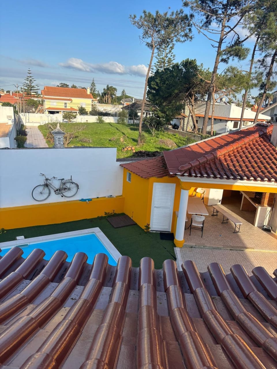 Property building, Pool view