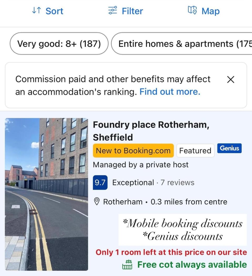 Foundry place Rotherham, Sheffield Vacation rental in Rotherham