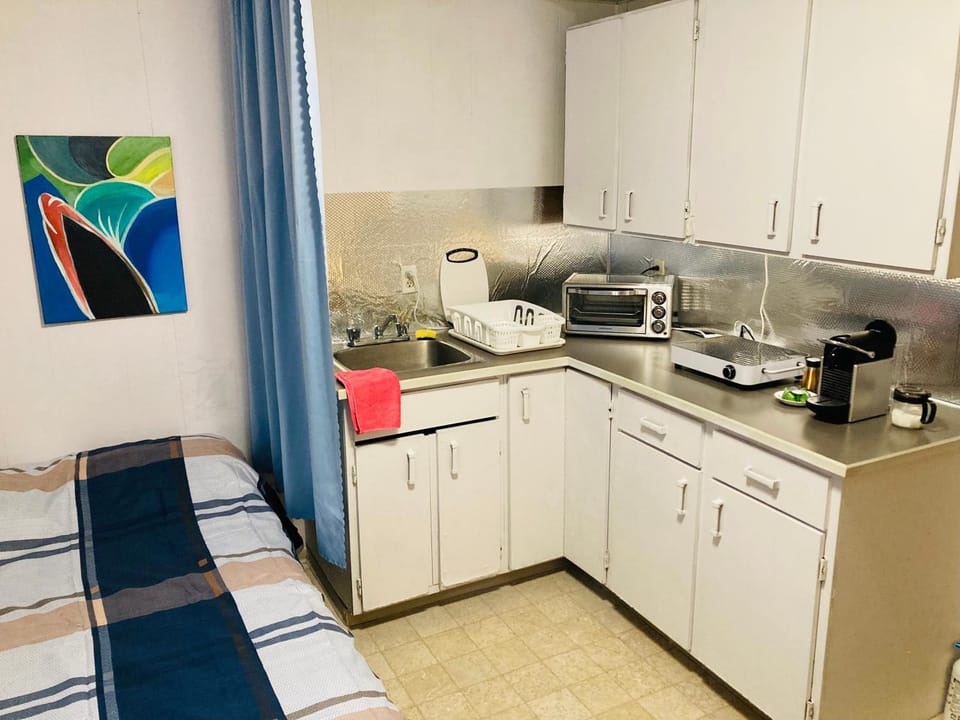 Kitchen or kitchenette, Bedroom