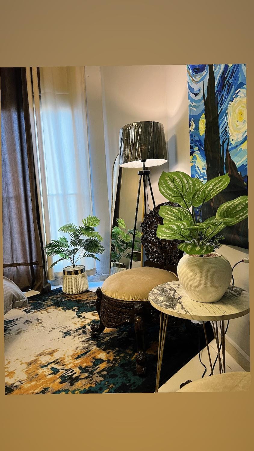 The Grey Atrium - 3BHK Balcony Self Checkin E11 ISB Apartment in Islamabad Capital Territory